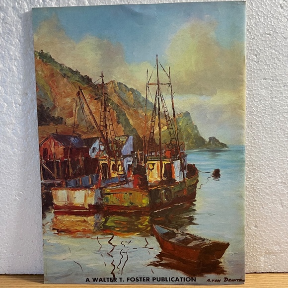 Red Barns & Other Scenes Dewitz Walter T Foster #111 Vtg Art Instruction Book - Picture 2 of 10